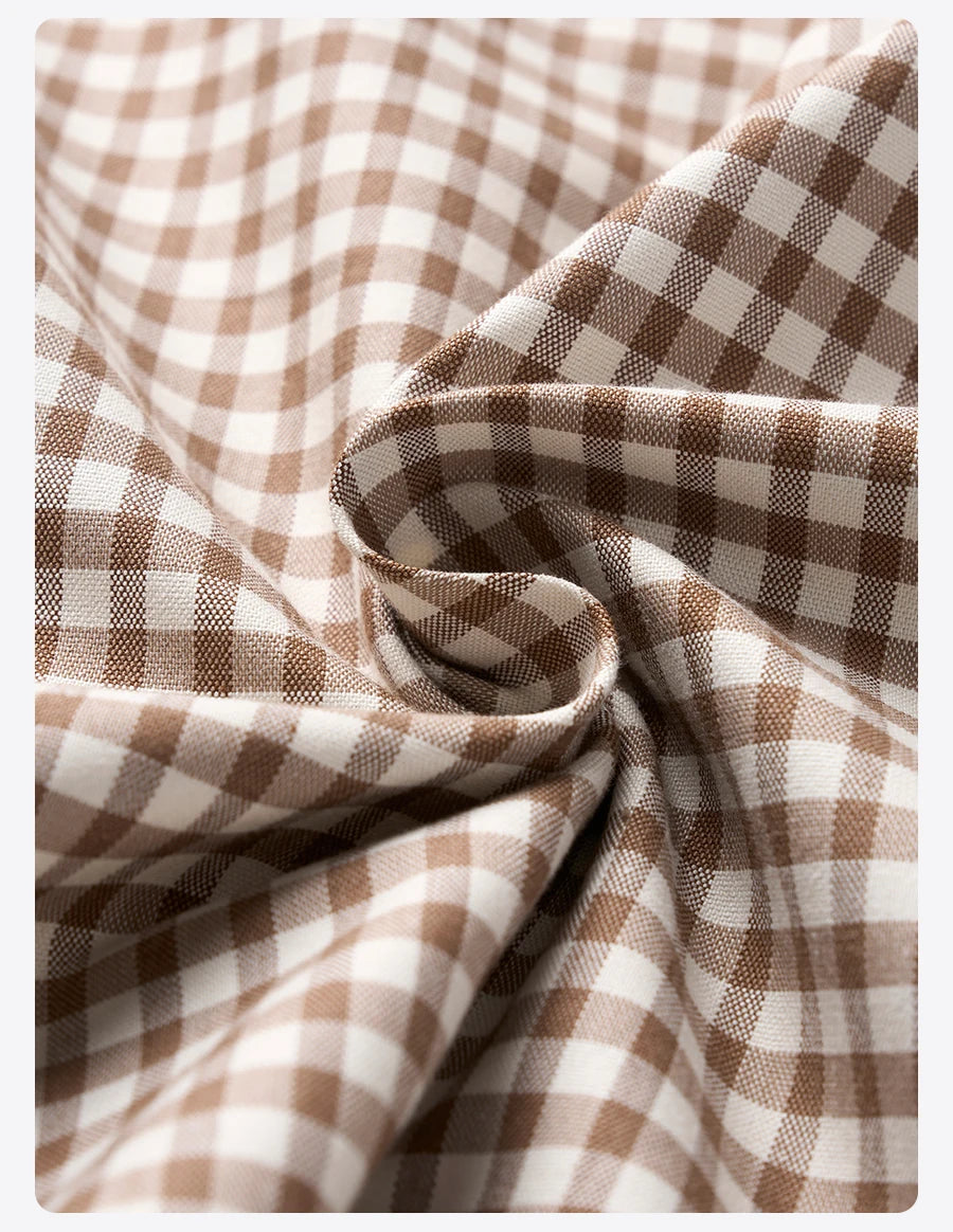 Men’s Oversized Cotton Check Shirt