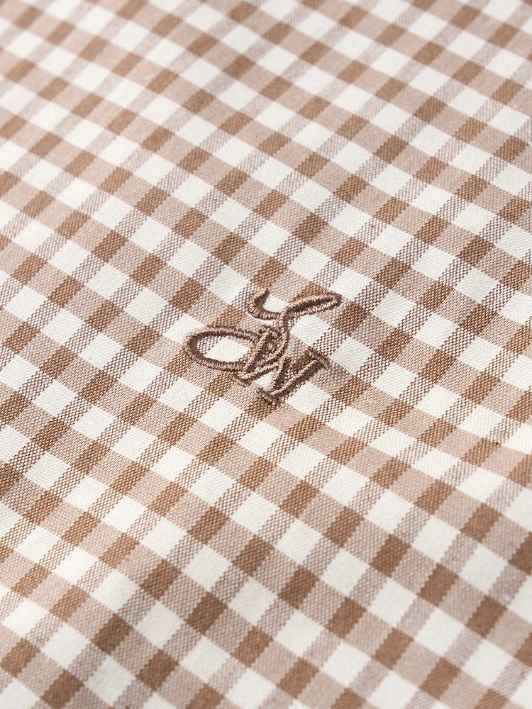 Men’s Oversized Cotton Check Shirt