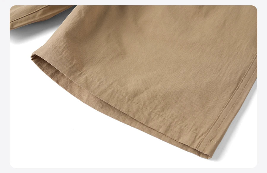 Elegant Cotton Linen Blend Shorts