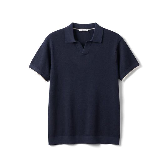 Short Sleeve Polo Shirts Soft Knitted