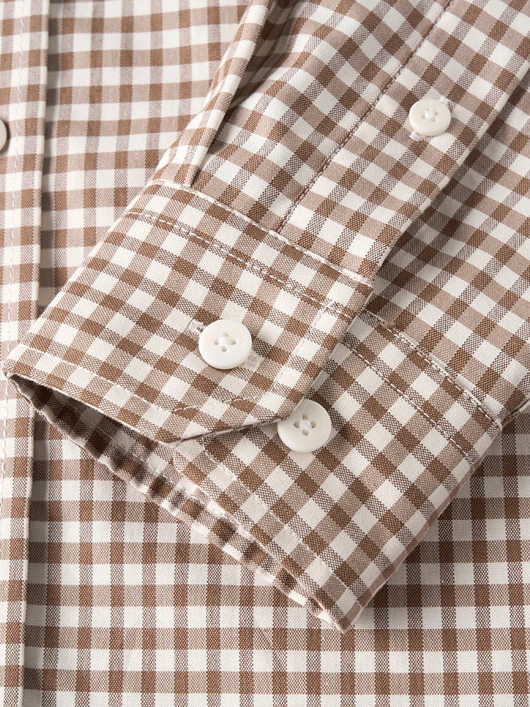 Men’s Oversized Cotton Check Shirt