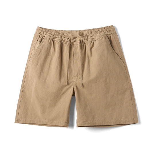 Elegant Cotton Linen Blend Shorts
