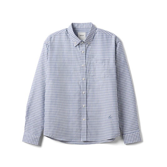 Men’s Oversized Cotton Check Shirt