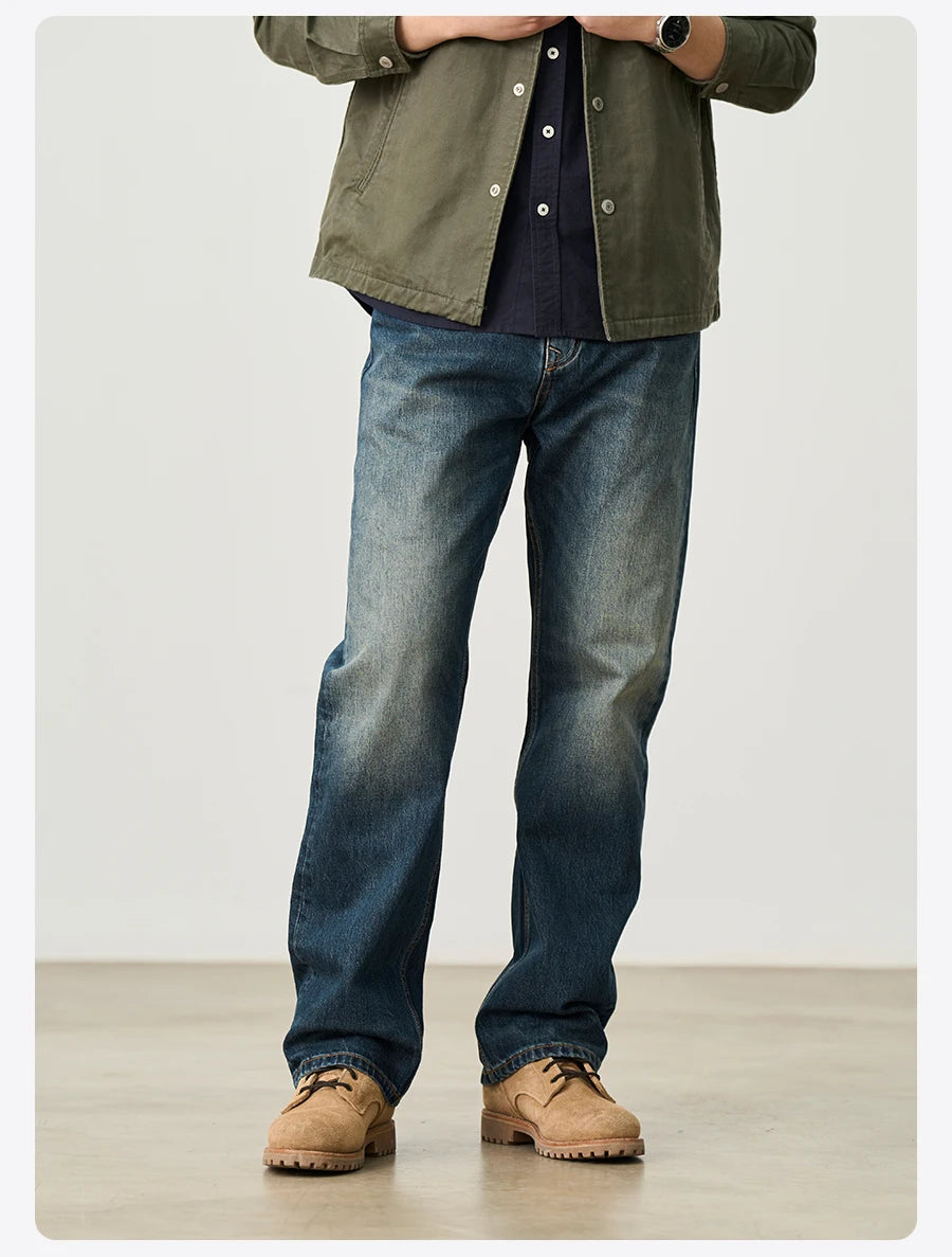 Vintage Wash Bootcut Jeans
