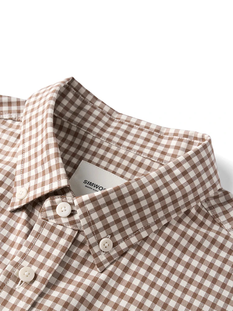 Men’s Oversized Cotton Check Shirt
