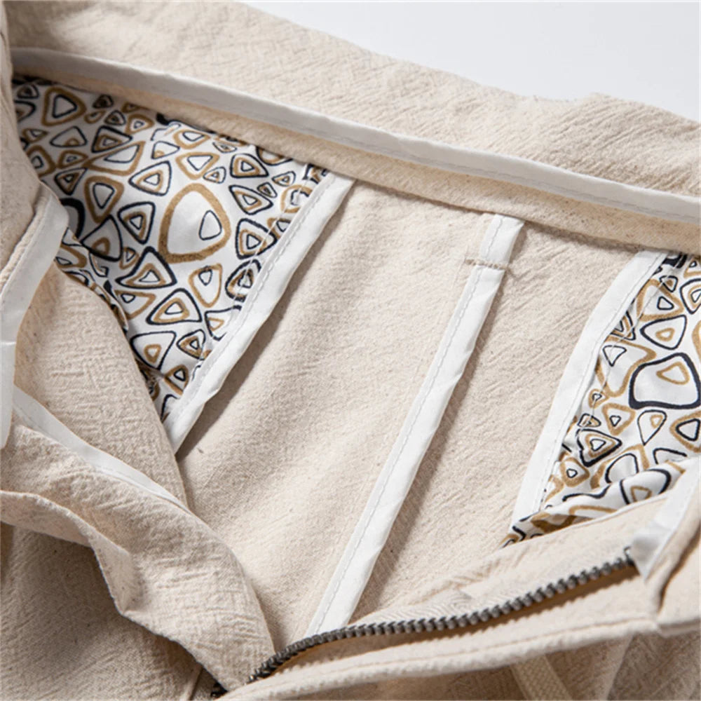 Classic Linen Casual Trousers – Timeless Elegance