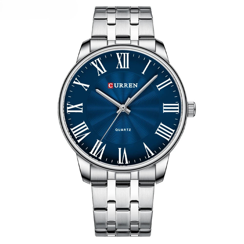 Stainless Steel Roman Watch