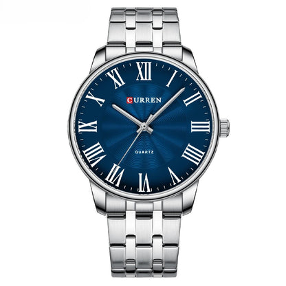 Stainless Steel Roman Watch