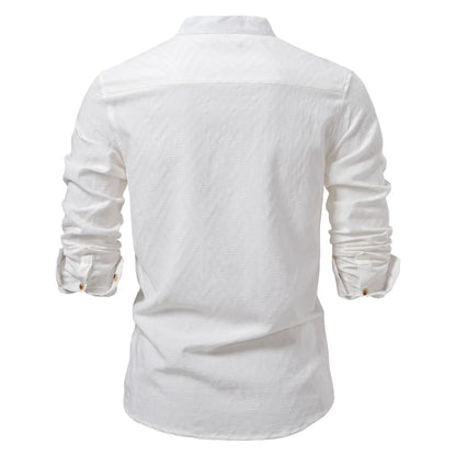 Heritage Button Cotton Shirt