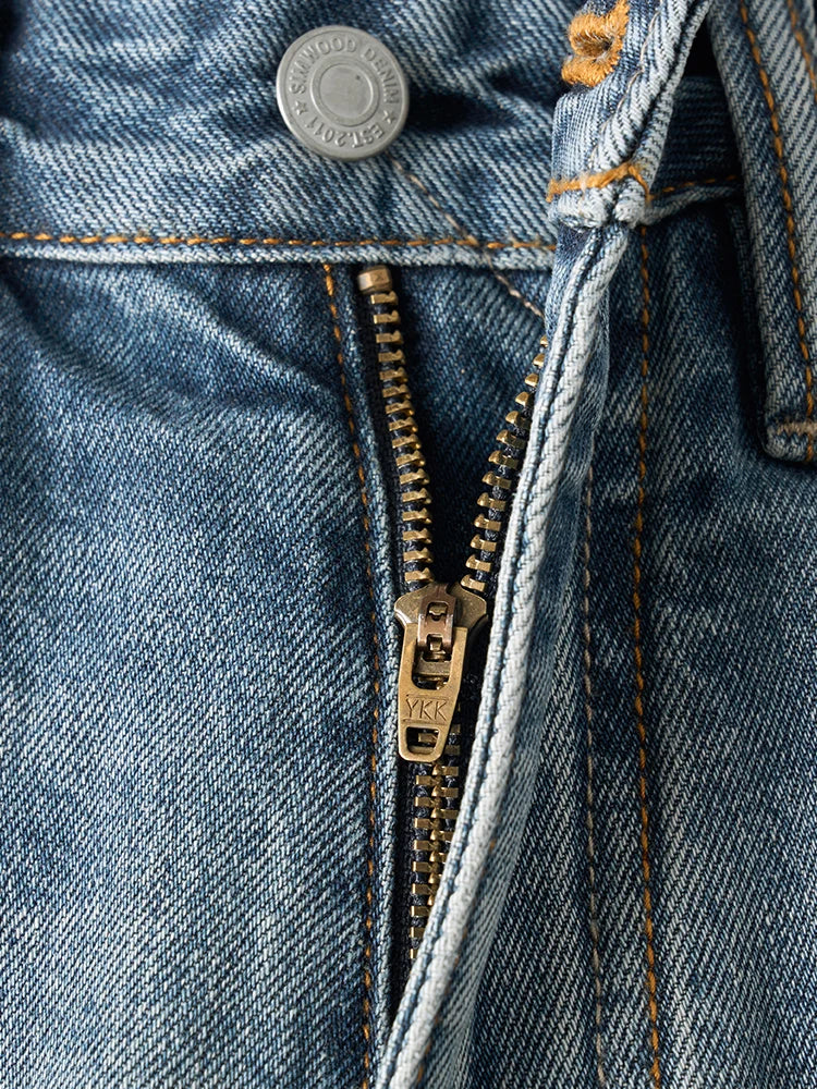 Vintage Wash Bootcut Jeans