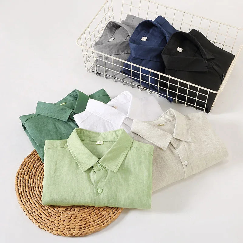 Linen Long Sleeve Casual Shirt