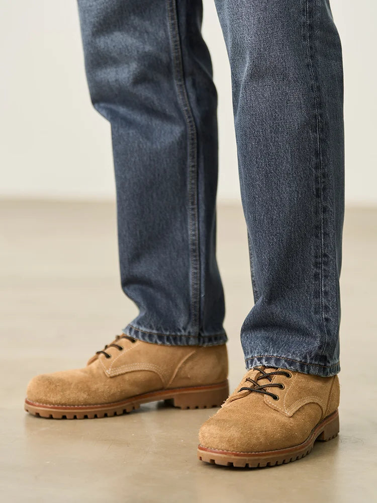 Vintage Washed Tapered Jeans