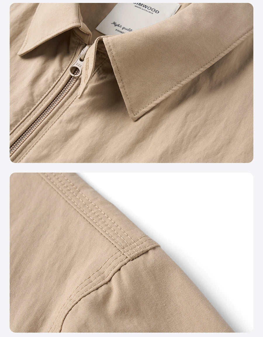 Oversize Embroidered Lining Jacket