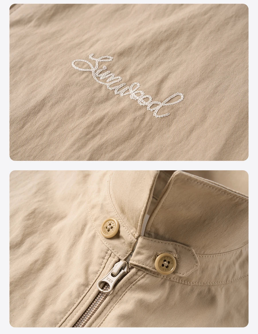 Oversize Embroidered Lining Jacket