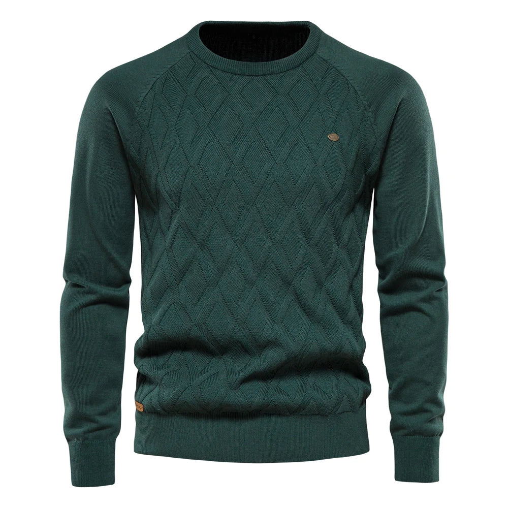 Argyle Long Sleeve Sweater