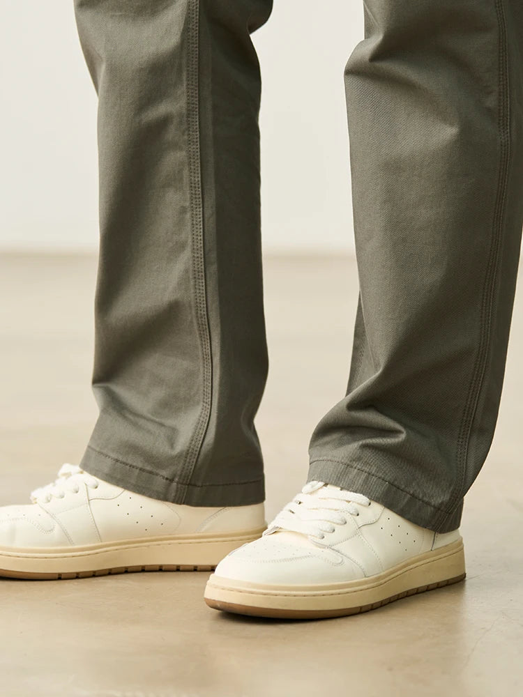 Classic Straight-Leg Chinos