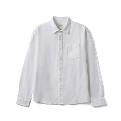 Summer Long Sleeve Linen and Cotton Shirt