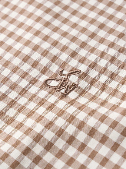 Men’s Oversized Cotton Check Shirt