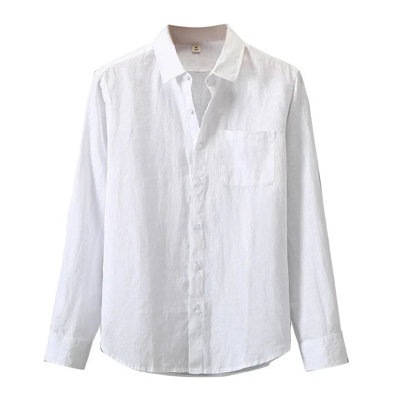 Linen Long Sleeve Casual Shirt