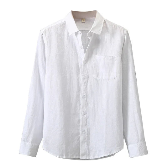 Linen Long Sleeve Casual Shirt