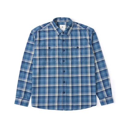 Men’s Plaid Flannel Shirt - Blue