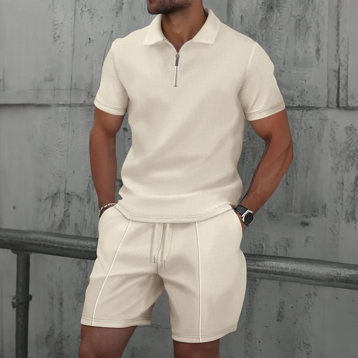 The Regent Zip Polo & Short Ensemble