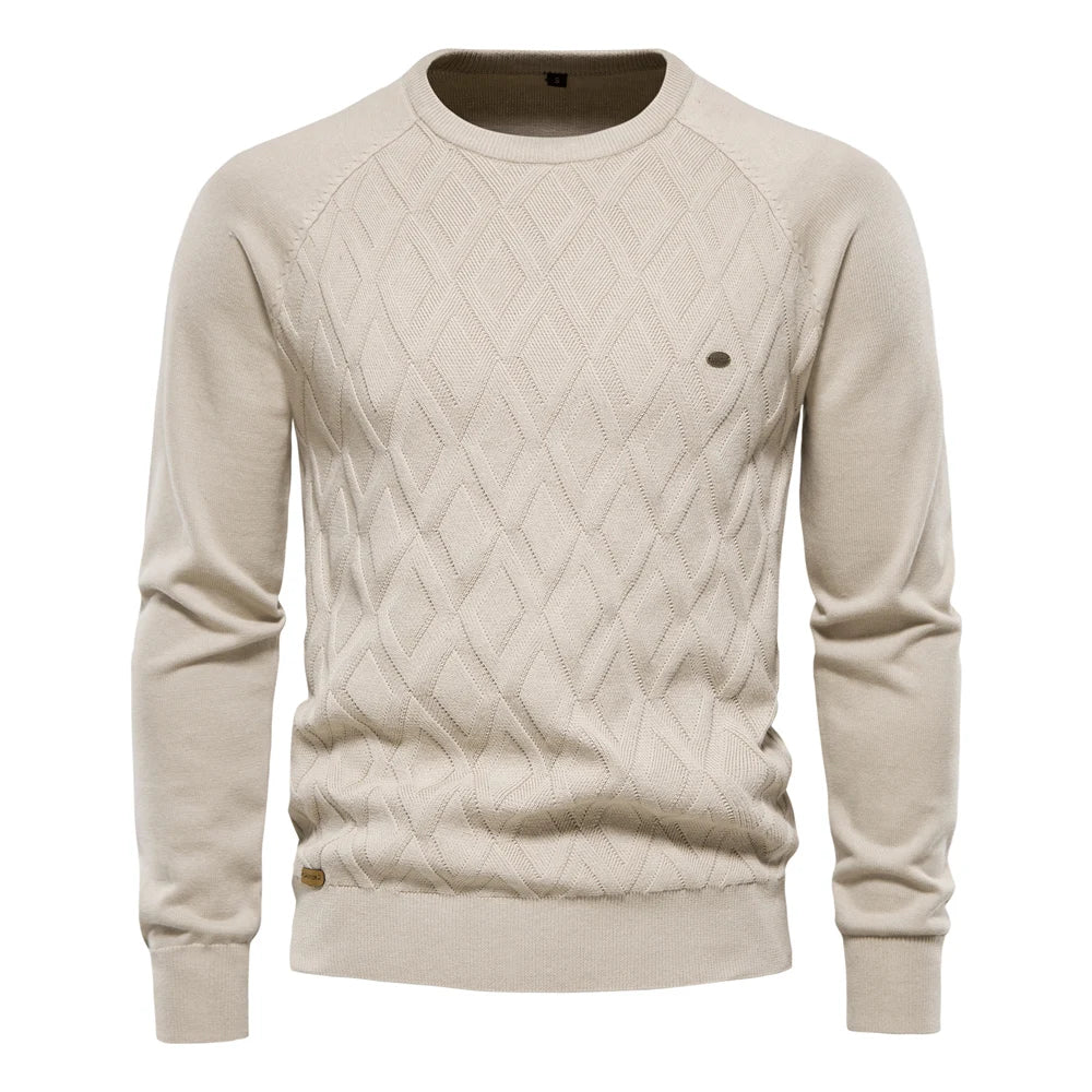 Argyle Long Sleeve Sweater