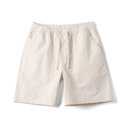 Elegant Cotton Linen Blend Shorts