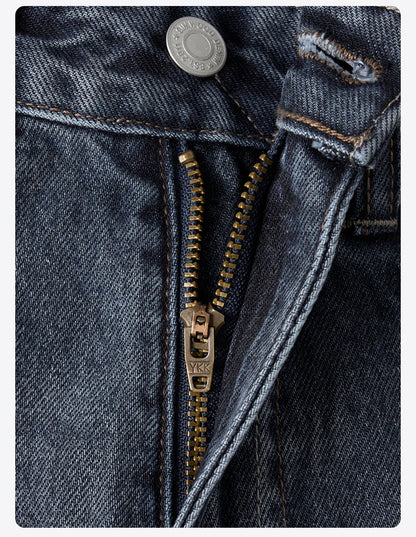 Vintage Washed Tapered Jeans
