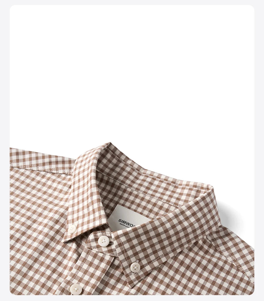 Men’s Oversized Cotton Check Shirt