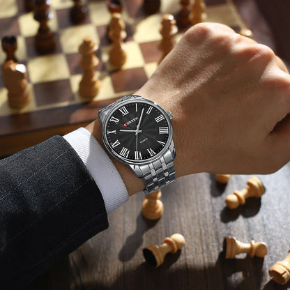 Stainless Steel Roman Watch