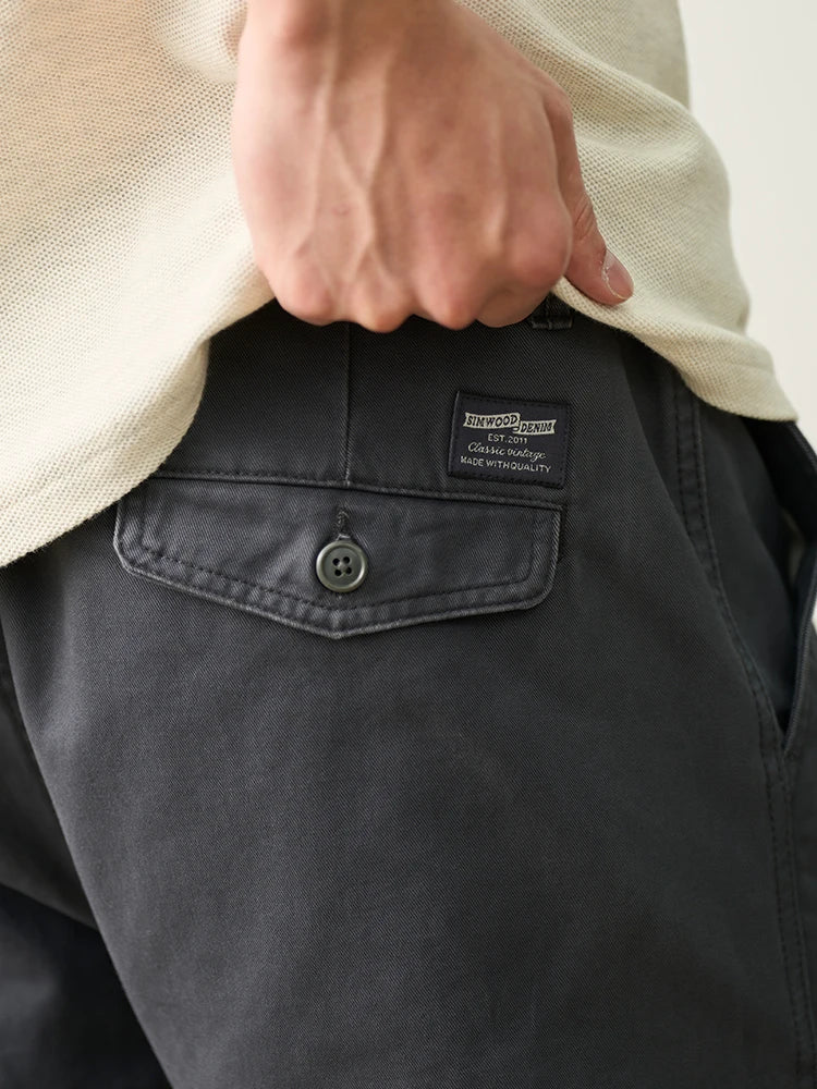 Classic Dark Twill Trousers