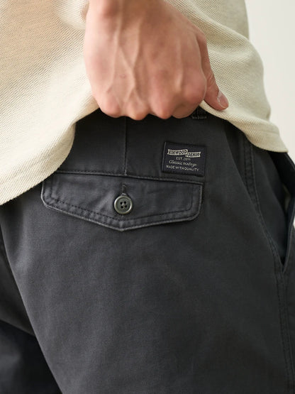 Classic Dark Twill Trousers