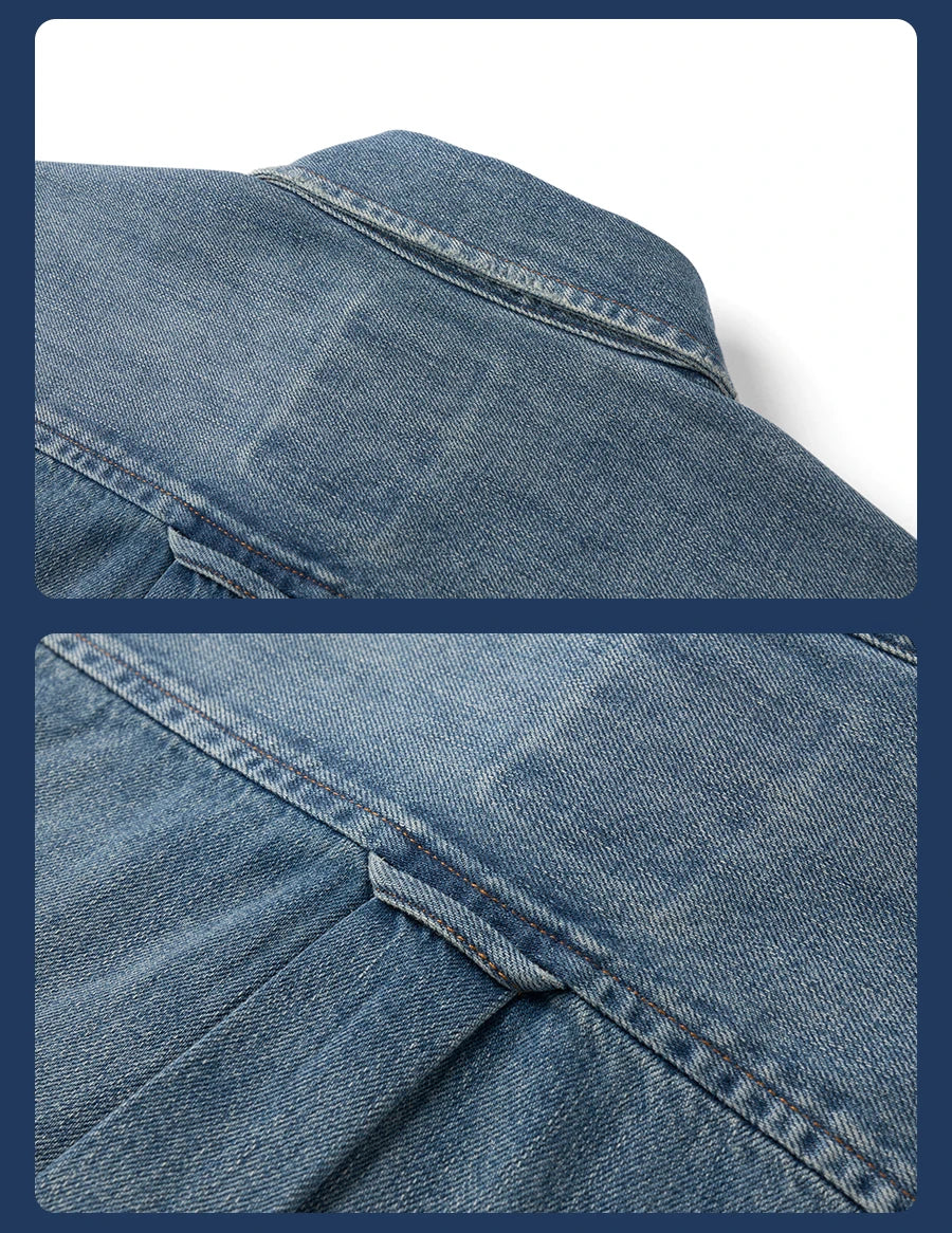 Vintage Denim Oversized Shirts