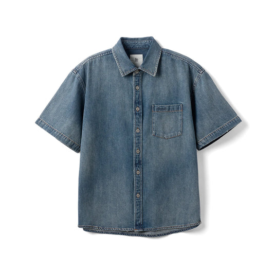 Vintage Denim Oversized Shirts