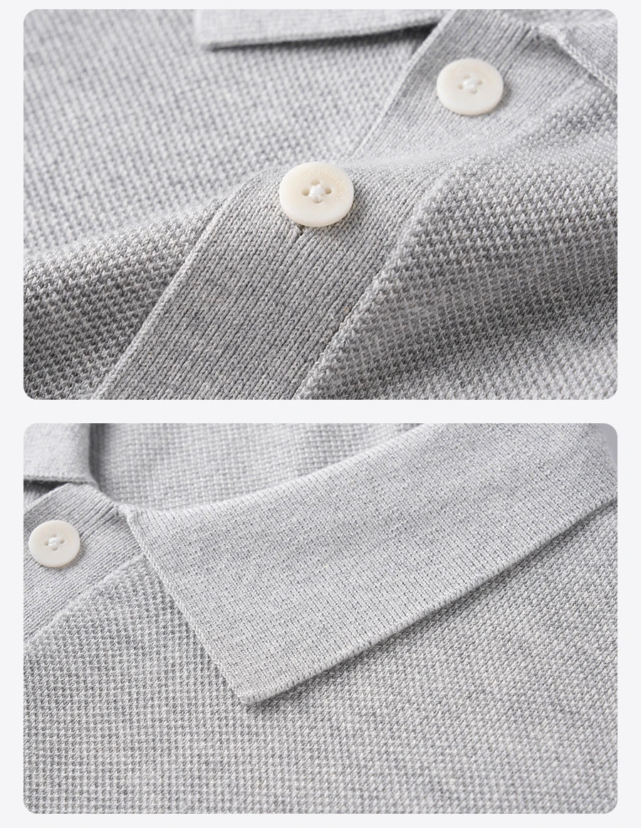 Classic Knit Polo Shirt