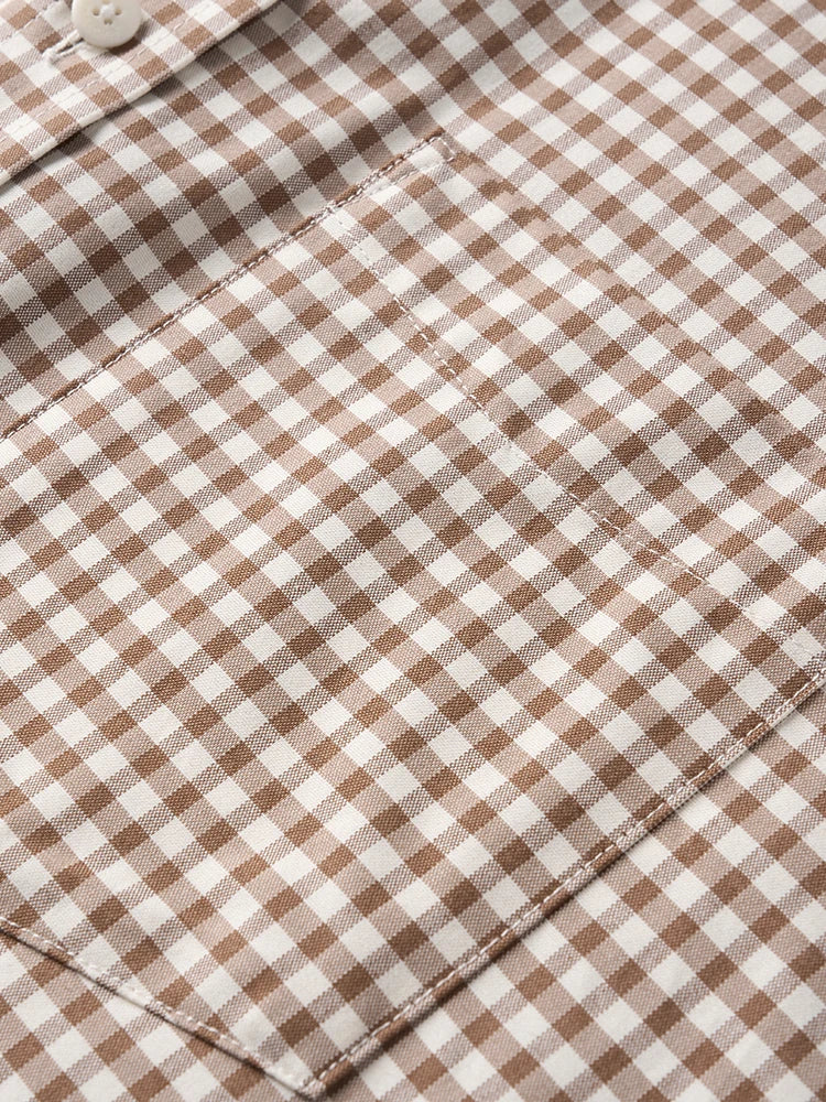 Men’s Oversized Cotton Check Shirt