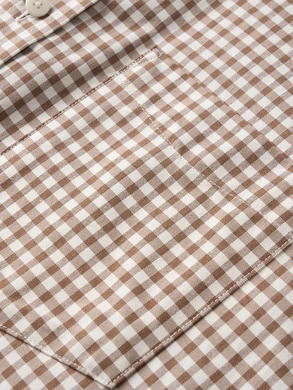Men’s Oversized Cotton Check Shirt