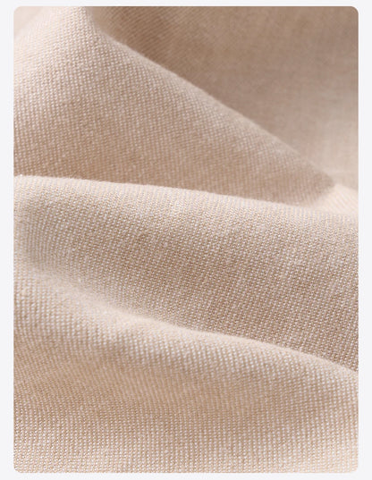 Summer Long Sleeve Linen and Cotton Shirt