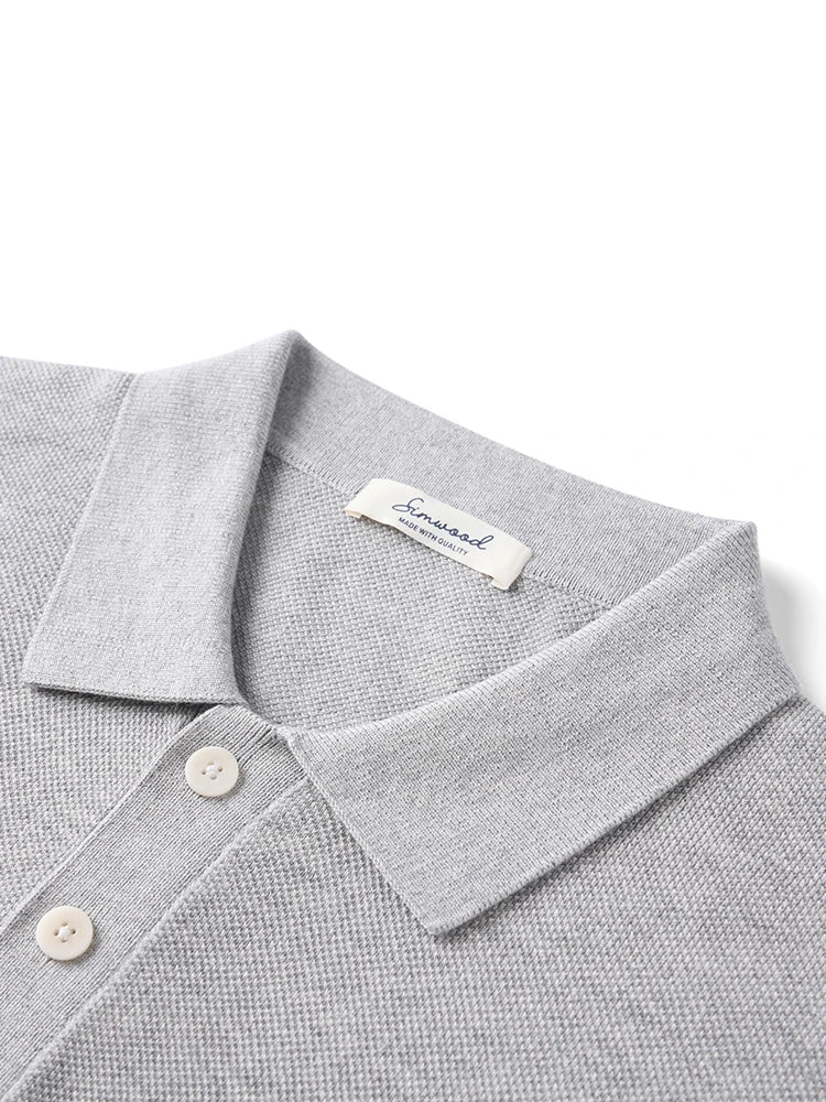 Classic Knit Polo Shirt
