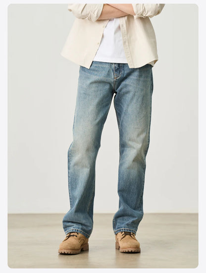 Vintage Wash Bootcut Jeans