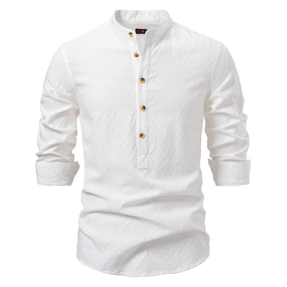 Heritage Button Cotton Shirt