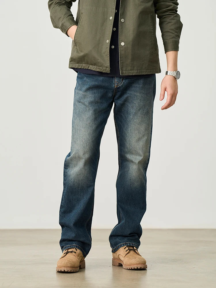 Vintage Wash Bootcut Jeans