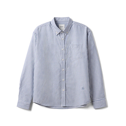 Men’s Oversized Cotton Check Shirt