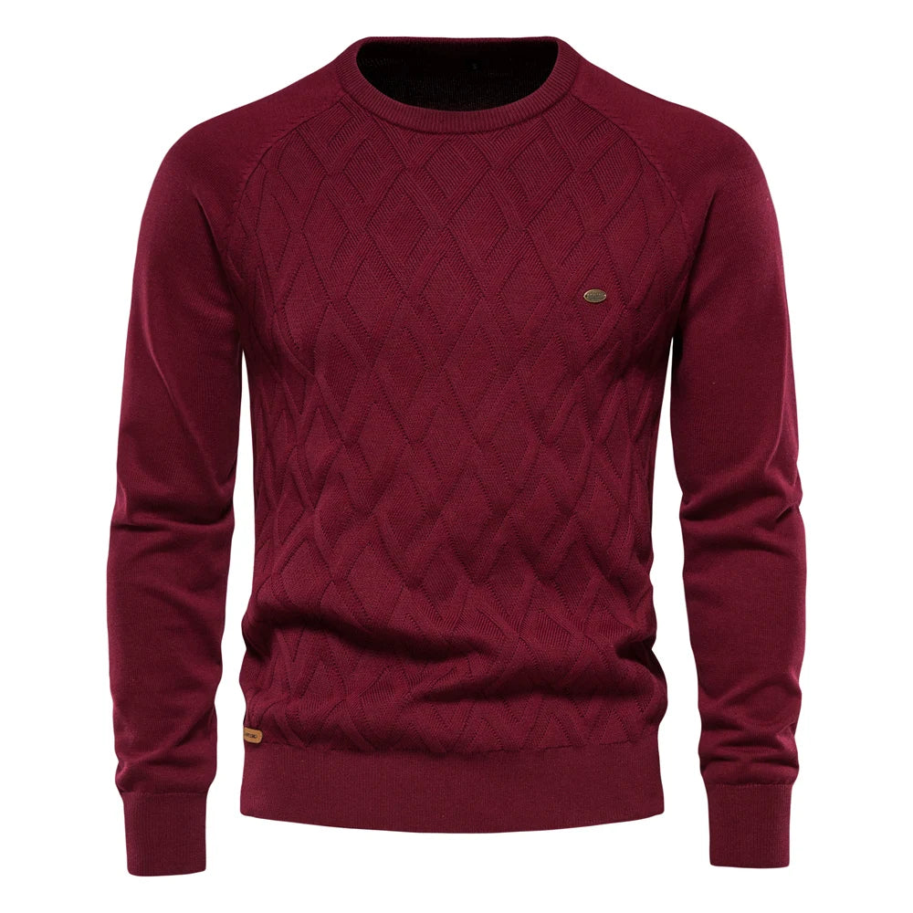 Argyle Long Sleeve Sweater