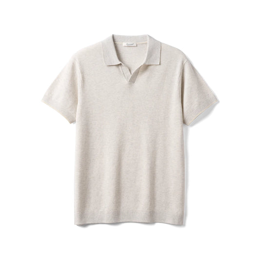 Short Sleeve Polo Shirts Soft Knitted