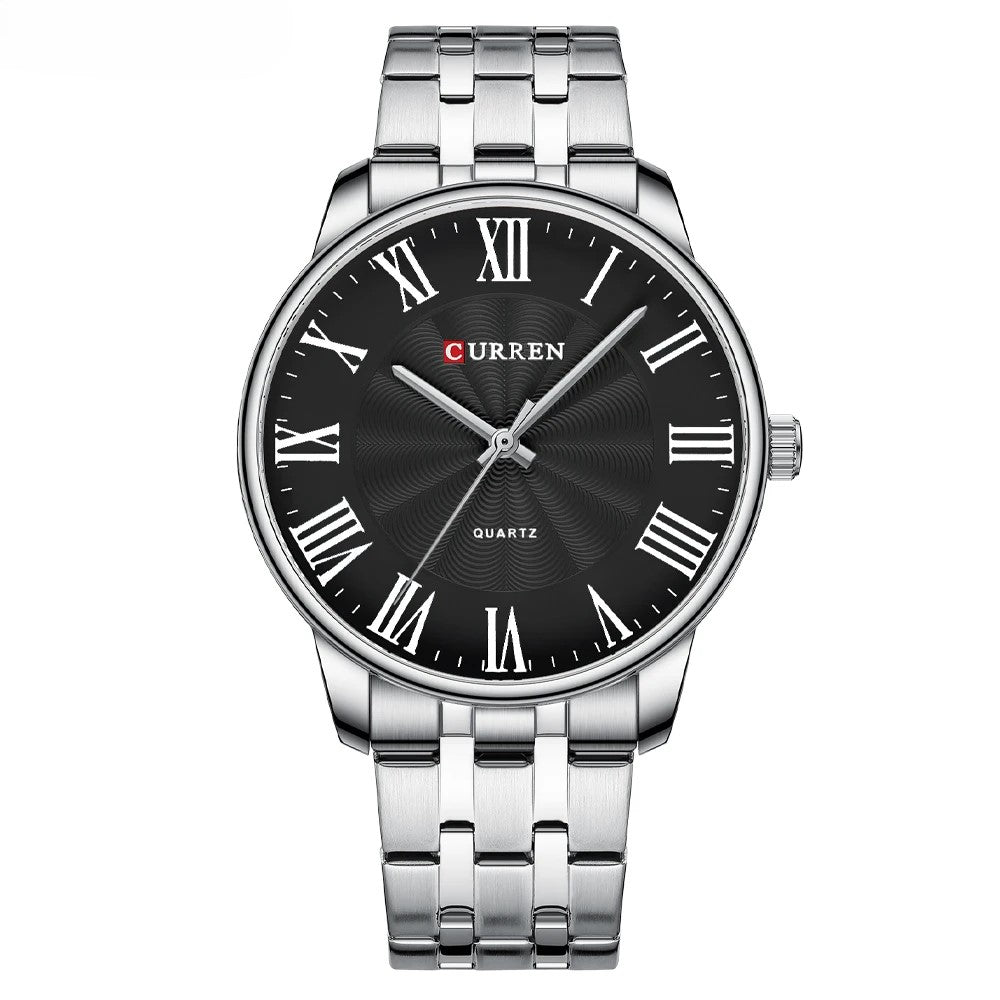 Stainless Steel Roman Watch