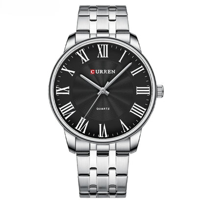 Stainless Steel Roman Watch