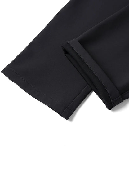 Refined Nylon-Blend Straight Pants