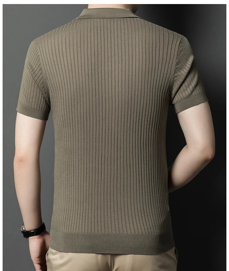 Polo Shirt Mulberry Silk